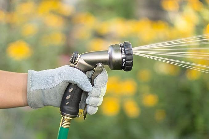 Orbit Adjustable Spray Gardening Hose Nozzle - 56891D | Multi-Pattern Gardening Hose Nozzle for Versatile Lawn, Garden & Plant Watering with Adjustable Spray Settings
