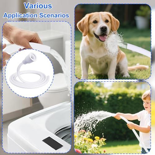 Sink Hose Attachment for Faucet, Adjustable Faucet Attachment Connector Portable Water Fill Accessories for Buckets Tanks