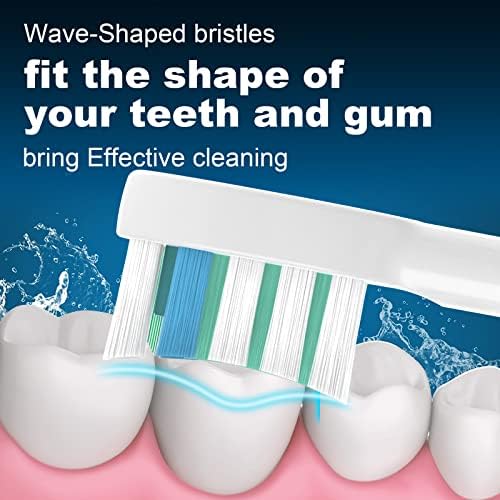 3 Pack Toothbrush Replacement Heads Compatible with WaterPik Sonic Fusion 2.0, FitMount Flossing Brush Head Fit for Water-Pic SF-01 SF-02 and 2.0 SF-03 SF-04