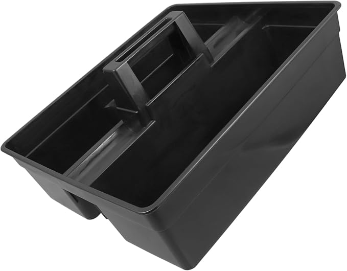 Veemoon Plastic Cleaning Caddy with Handle for Housekeeping Supplies Versatile Storage Basket for Cleaning Products Portable Organizer for Hotel Room Home Use