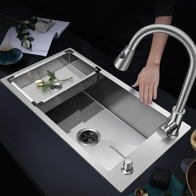 Sink Baffle 3 3/8" QCB-AM Replacement for InSinkErator Evolution Series, Garbage Disposal Splash Guards Removable Quiet Collar Drain Plugs, Garbage Disposer Accessories