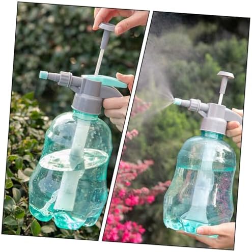Pneumatic Water Spray Bottle with Ergonomic Grip Plastic Outdoor for Flower Watering and Plant Care Hand-pressurized for Continuous Use Random Color