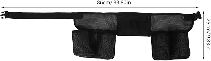 Multi-pocket Tool Organizer Belt Pouch for Men, Portable Waist Bag with Belt Clip, Utility Tool Storage for Housekeeping and Construction Workers