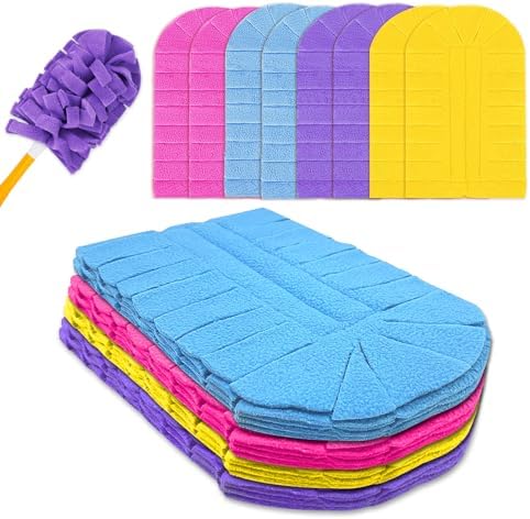 KEEPOW 12 Pack Refills Compatible with Swiffer Ext Handle, 360 Heavy Duty | Reusable 360 Degree Microfiber Fleece Duster Refills for Home Cleaning, Compatible with Swiffer Extended Handle, 12 Pack