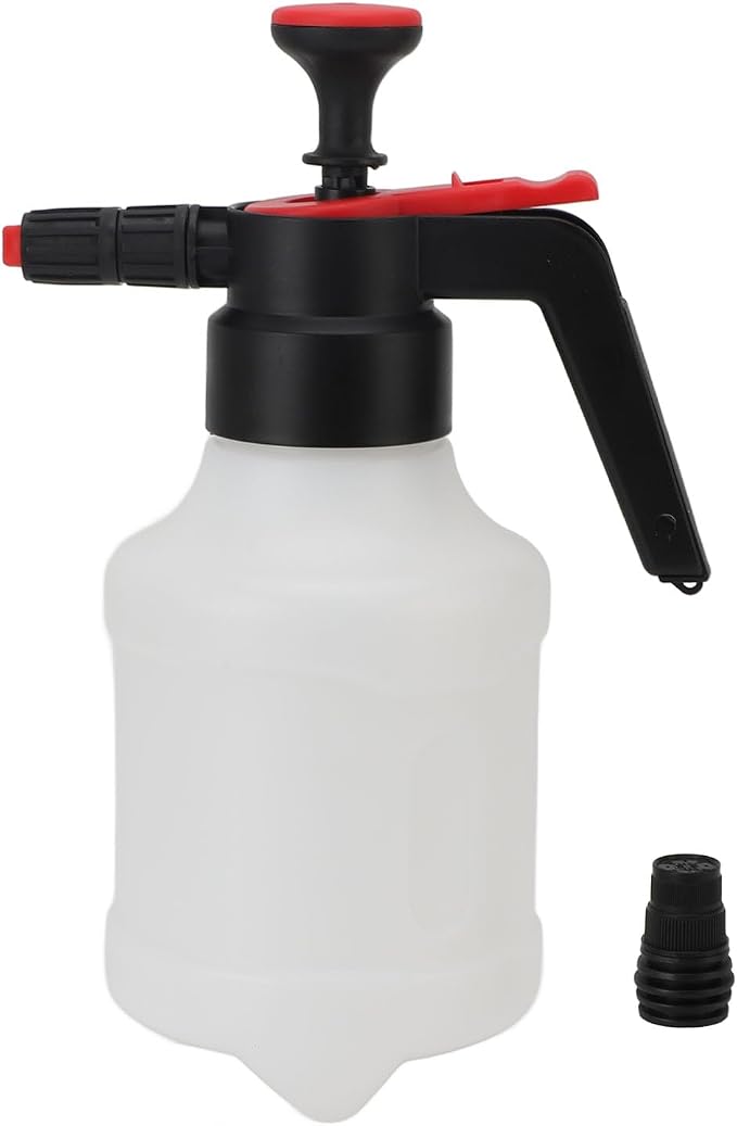 Dpofirs Electric Foam Sprayer, 1.5L Hand Pressurized Foam Spray Bottle High Efficiency, Portable Pump Foaming Sprayer for Car Washing Home Gardening