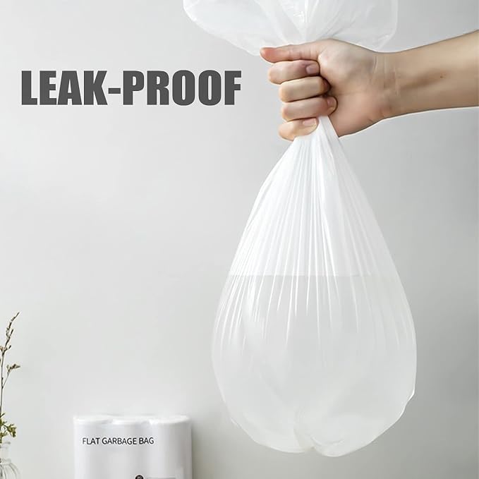 CHARMOUNT 4 Gallon Trash Bag - Garbage Bags 105 Counts | Unscented Thick Trash Can Liners for Bathroom, Kitchen, Bedroom