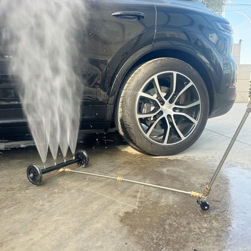 Tool Daily Dual-Function Undercarriage Cleaner with Swivel Wheel, 16 Inch | Surface Cleaner for Pressure Washer, Underbody Car Wash Water Broom, 4000 PSI