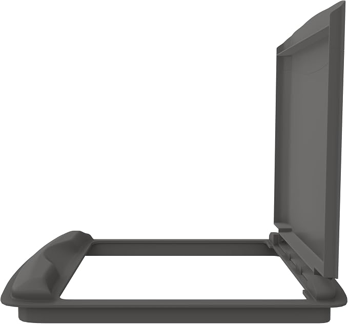 Rev-A-Shelf 50 Qt Under Sink Garbage Can Lid for Base Kitchen and Bathroom Cabinet, Replacement Plastic Trash Bin Lid Only, Gray, RV-50-LID-13-1