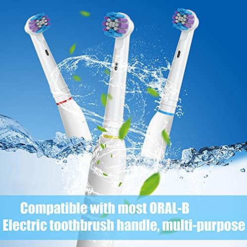 Replacement Toothbrush Heads for Oral-B, 8 Pack Replacement Heads Compatible with Oral B Braun Electric Toothbrush