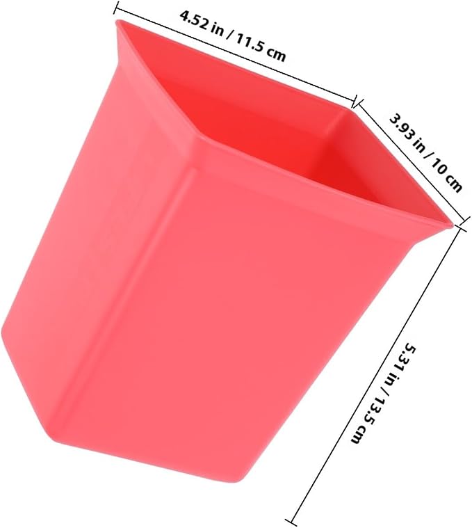 Plastic Cleaning Caddy Stackable Organizer Bin for Hotel Housekeeping Tasks | Large Capacity, Integrated Tool Bar, Easy to Clean, Tidy and Organized Space