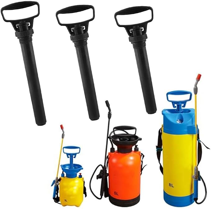 Shoulder Sprayer Pump Accessories Pressurized Pump Replacement for 3L 5L 8L Garden Sprayer Bottle Black (Large)