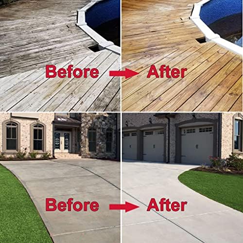 26-inch Water Broom for Pressure Washer, Power Broom Sweeper Surface Cleaner for Concrete Driveway Sidewalk Deck Patio Cleaning, 4000 PSI Pressure Washer Attachment (09640-07967#)