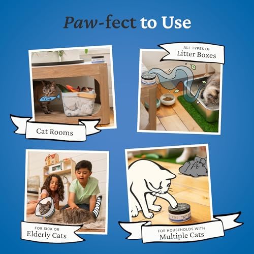 Fresh Wave Odor Removing Litter Box Bundle: (2) 7 oz. Litter Box Gels, (1) 6ct Original Packs and Pod Combo