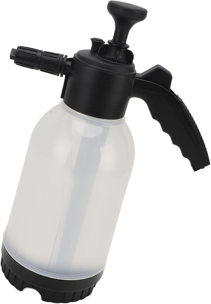 SUNGOOYUE Hand Pump Foam Sprayer 2000ml Pressurized Soap Sprayer with ABS PC Bottle 3 Bar Foam Output Adjustable Nozzle for Car Washing Garden Plant Watering Bathroom Cleaning