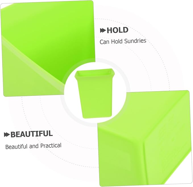 Hemobllo Cleaning Supplies Caddy Portable Plastic Organizer with Spacious Design for Home and Hotel Use Easy to Clean and Tool Holder Green