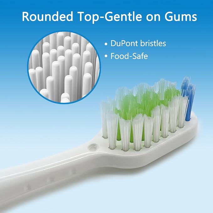 Replacement Toothbrush Heads for Waterpik Complete Care 5.0 WP-861 & CC-01 | 4-Pack,White,With Caps,Compatible with Waterpik Complete Care 5.0 (WP-861,WP-871,WP-876,WP-881,WP-890) & 9.0 (CC-01CD012-1)