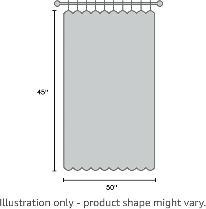 Natural Linen Cafe Curtains 45 Inch Length Small Window 2 Panels | Privacy Light Filtering Semi Sheer, Cream Drape, Rod Pocket, Hook Belt, for Kitchen Bathroom RV, Short Curtain 45 Inches Long