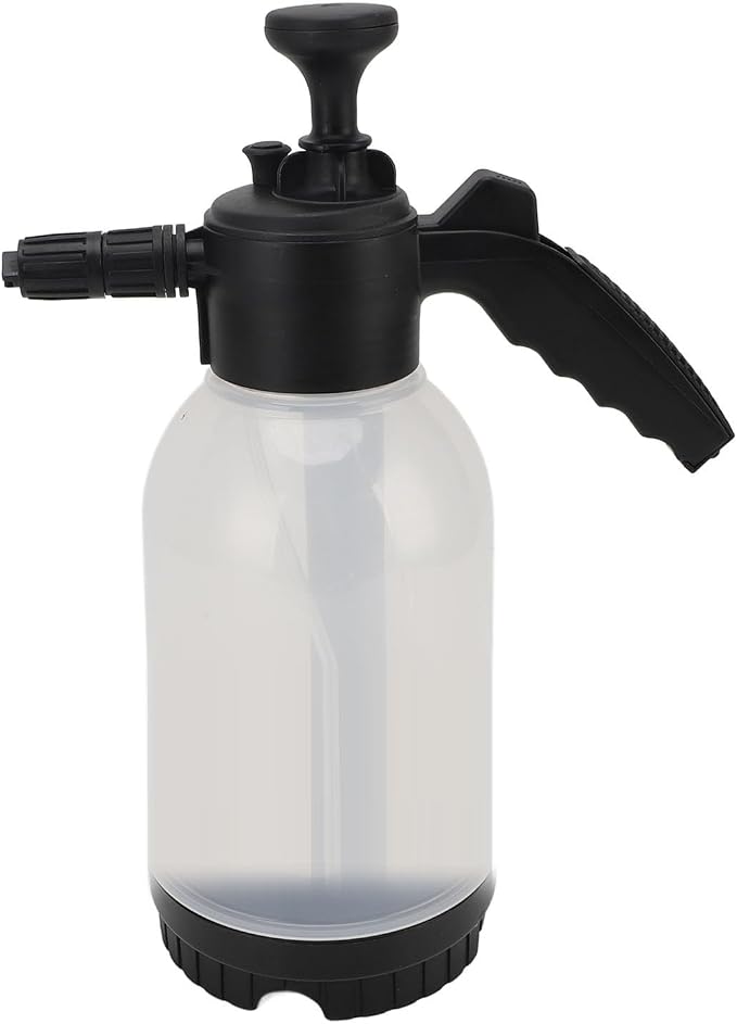 SUNGOOYUE Hand Pump Foam Sprayer 2000ml Pressurized Soap Sprayer with ABS PC Bottle 3 Bar Foam Output Adjustable Nozzle for Car Washing Garden Plant Watering Bathroom Cleaning