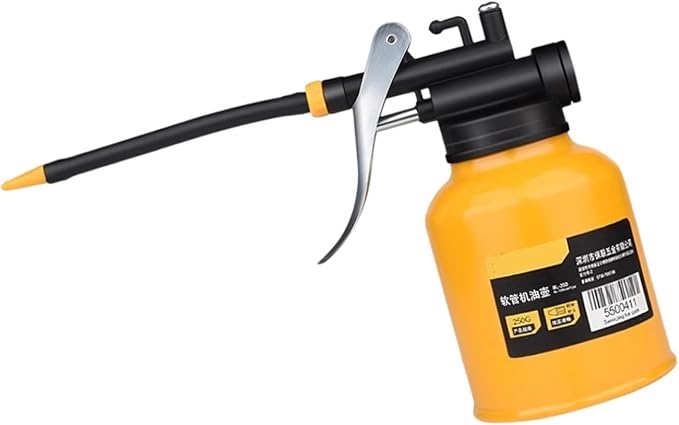 Pressure Pump Grease Sprayer Car Oil Pot Bottle Manual Oil Dispenser for Motorcycle and Machine Maintenance Durable Car