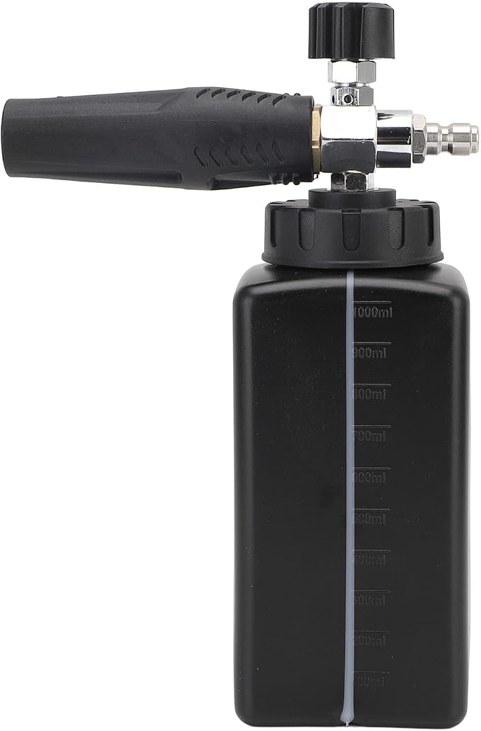 Foam Sprayer, 1000ML High Pressure Hand Pressurized Pump Sprayer, Car Wash Foam with Continuous Mist Spray Bottle for Car Washing Garden Watering Household Cleaning