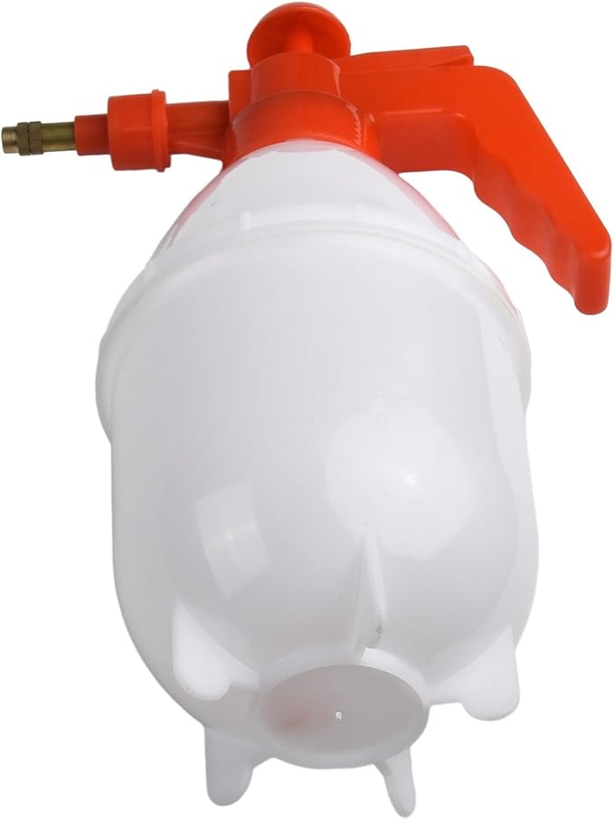 0.8L Car Washer Sprayer Bottle With Hand Pump, Adjustable Brass Nozzle And Automotive Safety Pressure Valve For Pressurized Water Spray