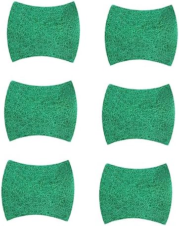 6Pcs Reusable Household Scrubber Pads Premium Scouring Pads for Dishes Pots and Surfaces Non Scratch Cleaning for Kitchen and Home Use