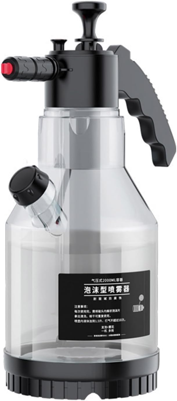 ljhnba Car Foam Sprayer 2Liters Snow Pumps Action Pressure Bottles for Garden Watering Water