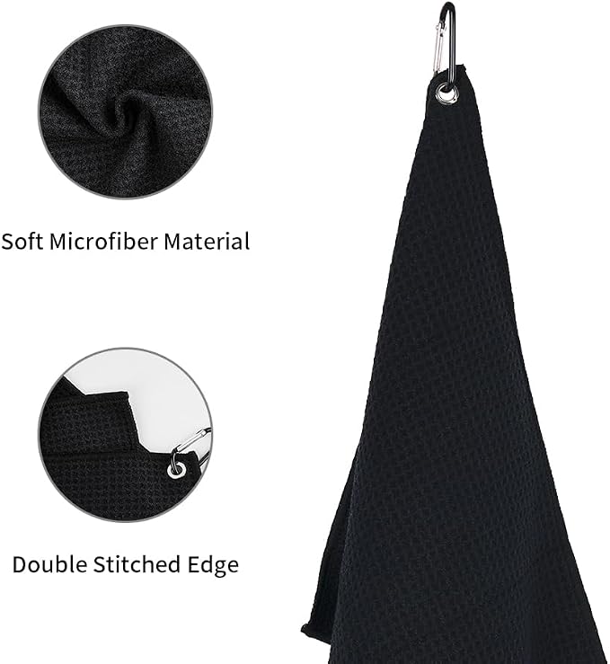 watchget Barista Towel 4 Pack (12"x 20"), Black | Microfiber Barista Towels Espresso Towel Espresso Machine Cloths, Steam Wand Cloth, Kitchen Cleaning Cloth