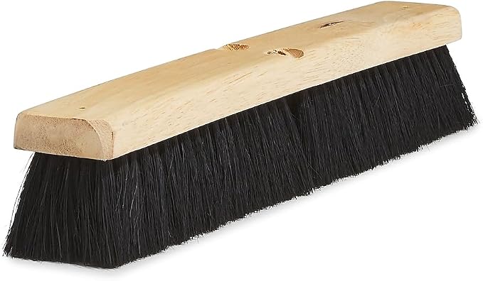 Coastwide Professional 18 Inch Push Broom Head, Tampico Bristles | Natural fiber bristles for sweeping floors in offices and facilities.
