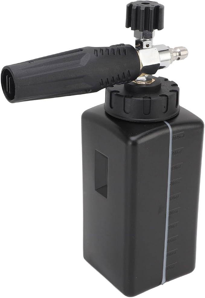 Foam Sprayer, 1000ML High Pressure Hand Pressurized Pump Sprayer, Car Wash Foam with Continuous Mist Spray Bottle for Car Washing Garden Watering Household Cleaning