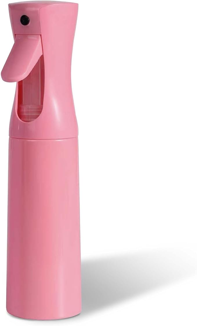 Continuous Spray Bottle for Hair - Ultra Fine Mist Water Sprayer for Hairstyling, Curls, Plants, Cleaning, Salon - 300ml/10.1oz 1 Pack
