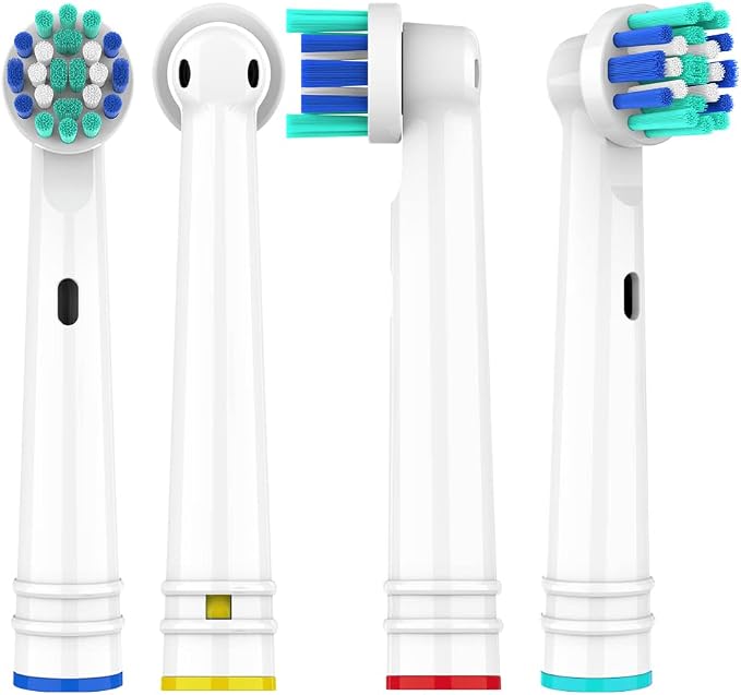 NEDIFON Replacement Toothbrush Heads Compatible with Oral-B Electric Toothbrush, 16 Pack Individually Sealed Electric Toothbrush Refills for Pro 1000/3000/5000/7000/8000/9600