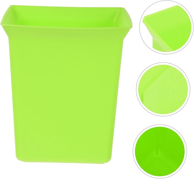 Veemoon Portable Plastic Cleaning Basket Caddy Organizer with Integrated Tool Bar for Effortless Mobility Storage for Hotel Housekeeping and Household Tasks