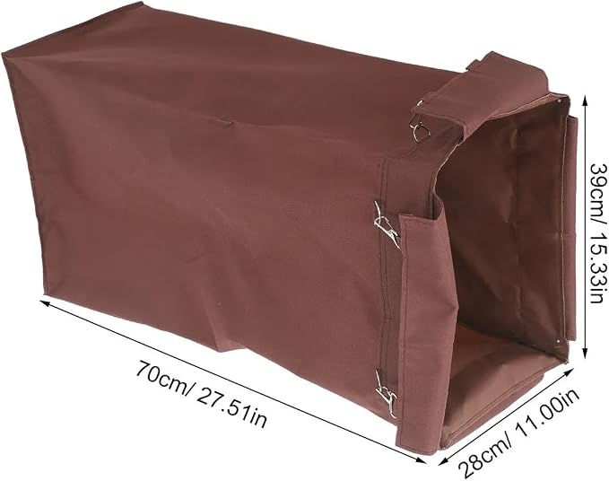 Replacement Janitorial Cart Bag Universal Cart Bag 27.5x15.3x11in Large Capacity Leakproof Cleaning Organizer Portable Trolley Liner for Hotel Housekeeping for Housekeeping Commercial