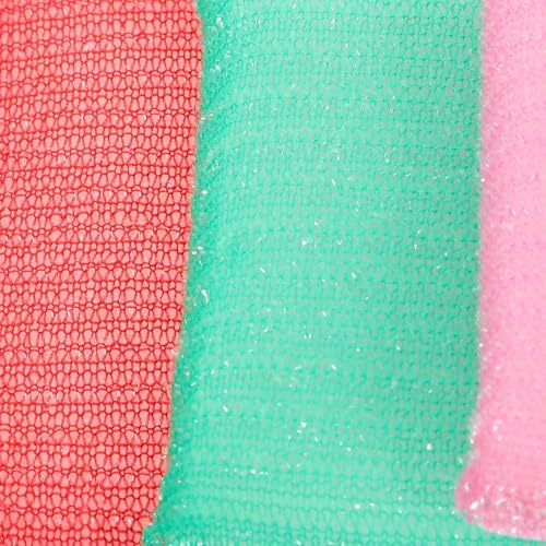 4pcs Non-Scratch Kitchen Cleaning Sponges with Ultra-Fine Fiber Scrubber Pads, Multipurpose Dish Washing Scrubbers for Hard Surfaces, Odor-Free Sturdy Kitchen Cleaning Supplies