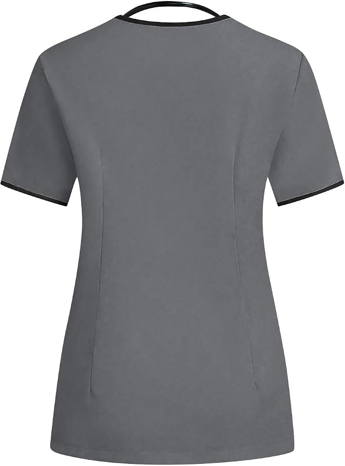 Housekeeping Uniforms - Women Lightweight Stretchy Scrubs for Cleaning Job, Breathable & Easy Care & Moisture-Wicking