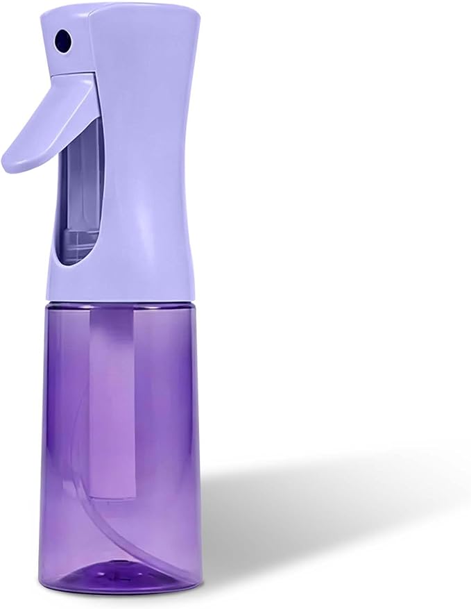 Continuous Spray Bottle for Hair - Ultra Fine Mist Water Sprayer for Hairstyling, Curls, Plants, Cleaning, Salon - 200ml/6.8oz 1 Pack