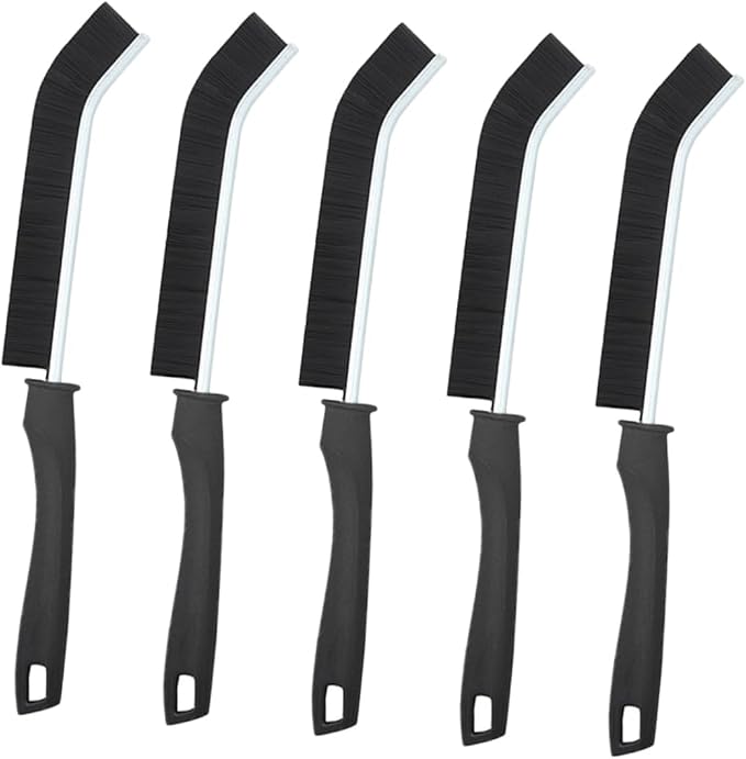 Cabilock 5pcs Multifunctional Crevice Brush Shower Cleaning Brush Hard Bristle Wall Cleaner Mop for Tile Grooves