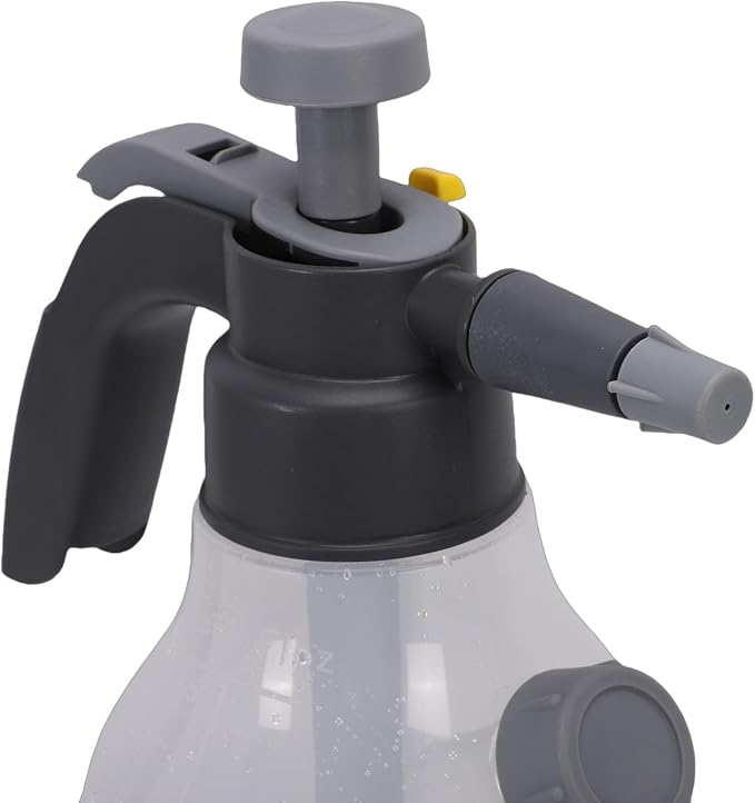 Focket Garden Spray Bottle, 3L 0.8 Gallon Hand Pressurized Sprayer with Side Liquid Filling Port and Reinforced Pressure Rod, Pump Spray Bottle 360 Rotating Adjustable Nozzle Wind Proof