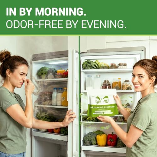 Charcoal Odor Absorber, Unscented Reusable, Fridge & Pet, 10 Pack | refrigerator deodorizer;freezer deodorizer;activated carbon odor absorber;fridge freshener;unscented;smell absorber
