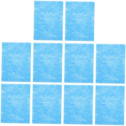 Cabilock 30pcs Non Scratch Blue Scouring Pads Reusable Kitchen Cleaning Sponges for Dishes Pots and Pans Absorbent Dishwashing Scrubbers for Spotless Kitchen Surfaces
