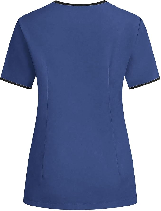 Housekeeping Uniforms - Women Lightweight Stretchy Scrubs for Cleaning Job, Breathable & Easy Care & Moisture-Wicking