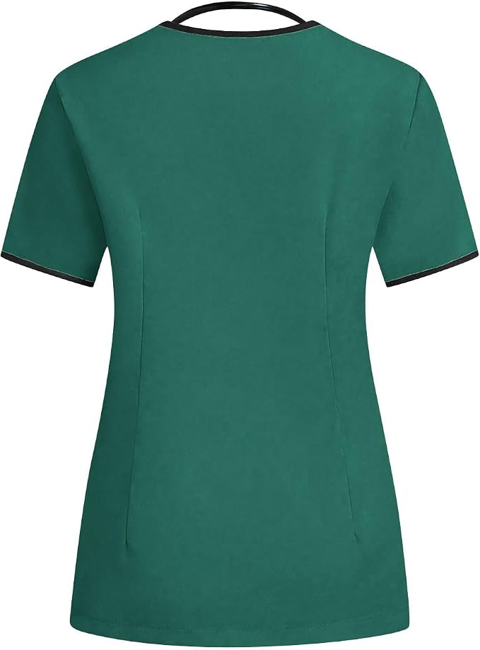 Housekeeping Uniforms - Women Lightweight Stretchy Scrubs for Cleaning Job, Breathable & Easy Care & Moisture-Wicking