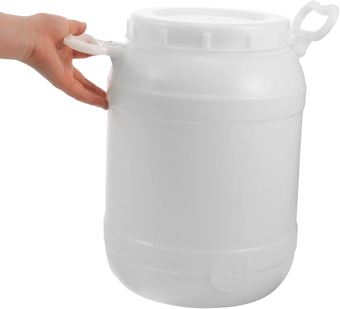10l Thick Plastic Bin with Lid, Stackable Kitchen Food Waste Container, Sturdy in-Home Recycling Bucket for Organic Scraps and Trash