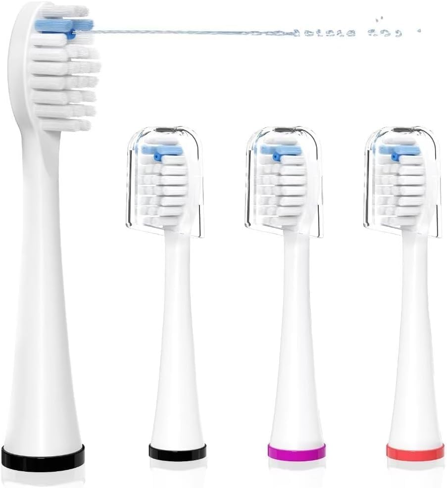 Replacement Heads for WaterPik Sonic Fusion 3Pack | Replacement Brush Heads Compatible with WaterPik Sonic Fusion 2.0 Flossing Toothbrush SF-01/SF-02/SF-03/SF-04 with Cover
