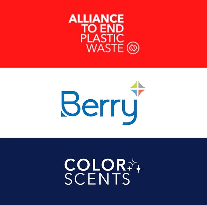 Color Scents 4 Gallon Small Trash Bags Twist Tie 80 Count Lavender