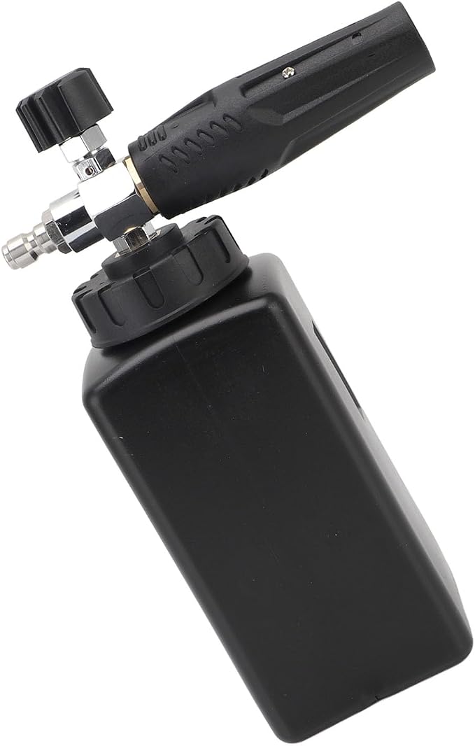 Foam Sprayer, 1000ML High Pressure Hand Pressurized Pump Sprayer, Car Wash Foam with Continuous Mist Spray Bottle for Car Washing Garden Watering Household Cleaning