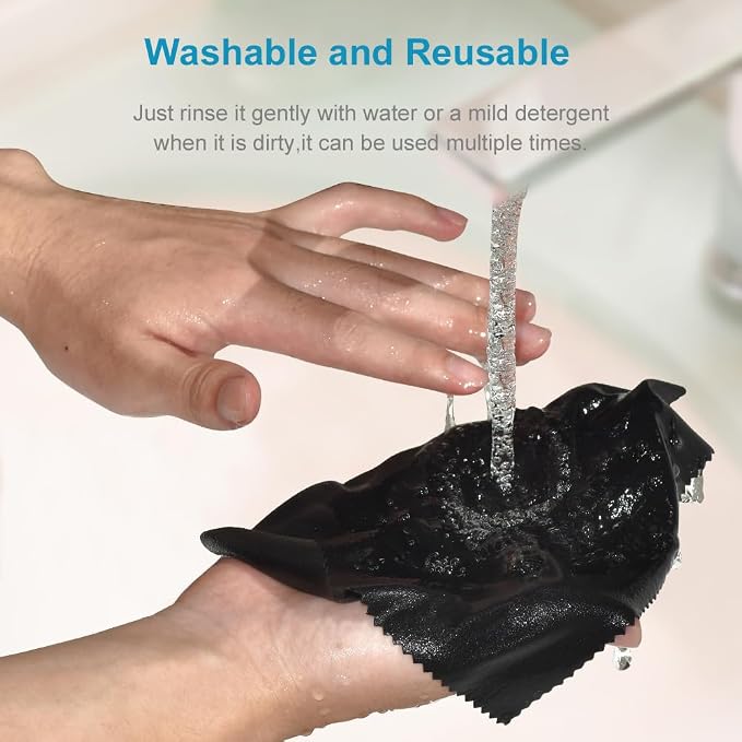 8 PCS Eyeglass Microfiber Cleaning Cloth for Glasses, 6 x7 in Cleaner | Premium Lens Wipes Cloth for Electronics, Glasses, TV Screen, Cell Phone and Laptop, Works Well for Cleaning the Screens
