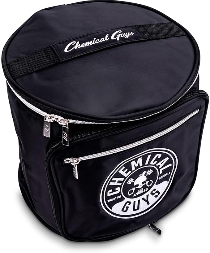 Chemical Guys, Detailing Arsenal Bag & Trunk Organizer, Small, 12 Bottles | Durable bag organizes up to twelve 16 oz bottles plus tools and towels, folds for easy trunk and garage storage
