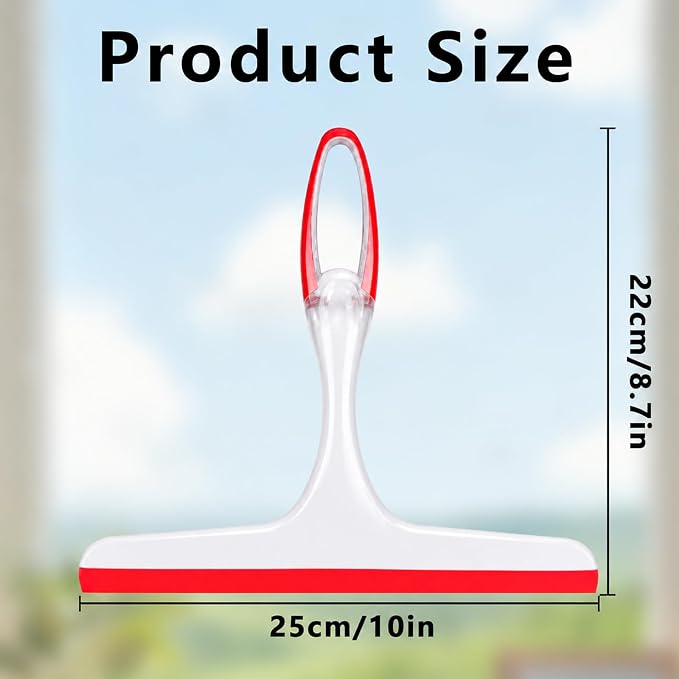 Shower Squeegee for Glass Doors, 3pcs Bathroom Squeegee for Shower Glass | Window Cleaning Squeegee Glass Shower Door for Car Window Wiper Mirror Windshield,Made of Silicone,Reusable,Easy to Clean